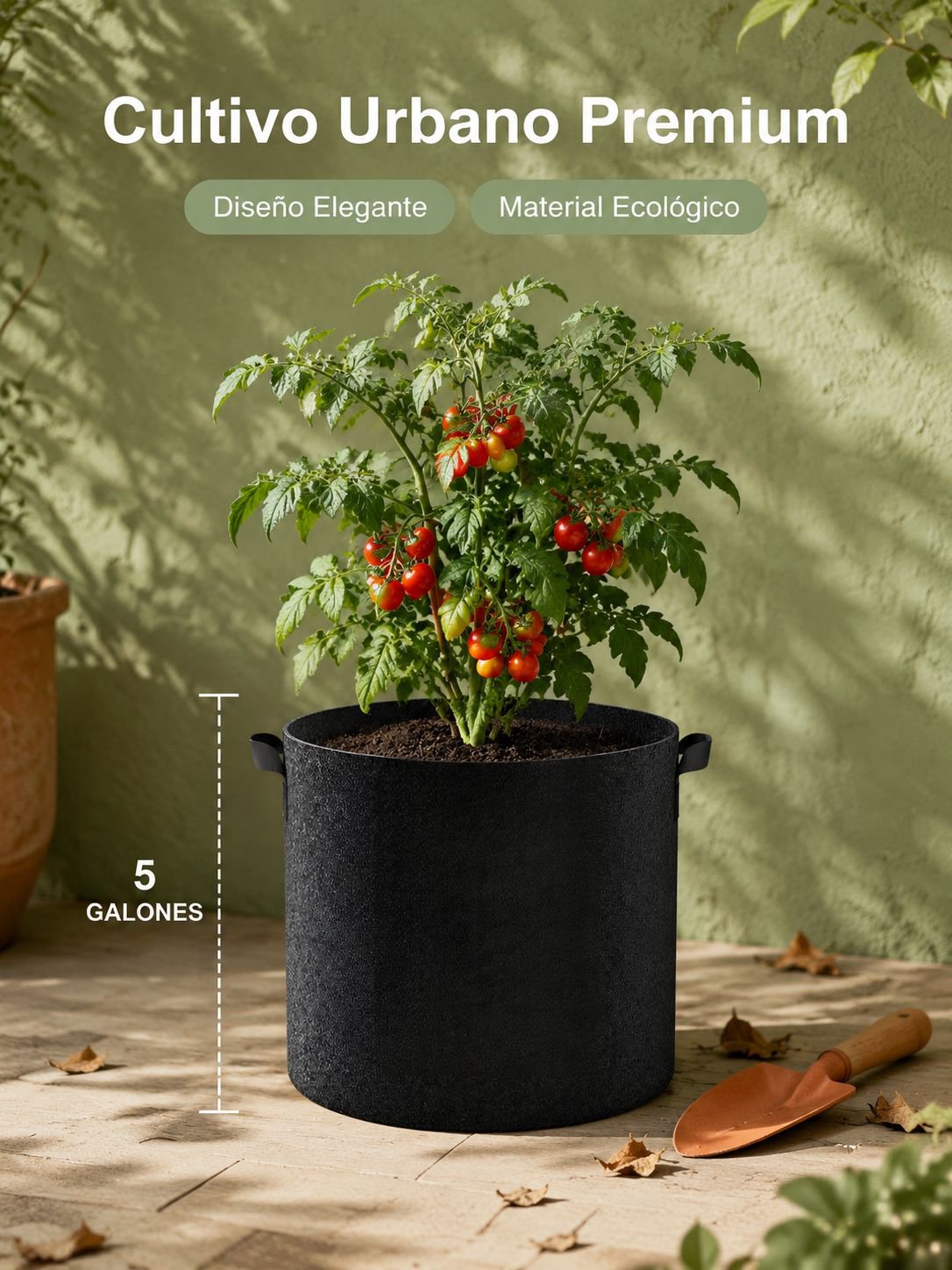 Bolsa de cultivo gruesa de tela no tejida para verduras y frutas