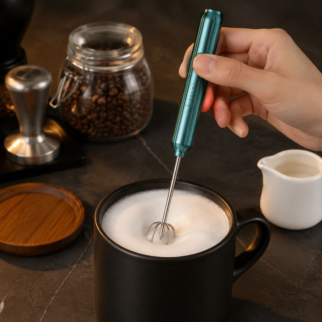 Mini Handheld Electric Egg Beater, Wireless Charging Baking Mixer
