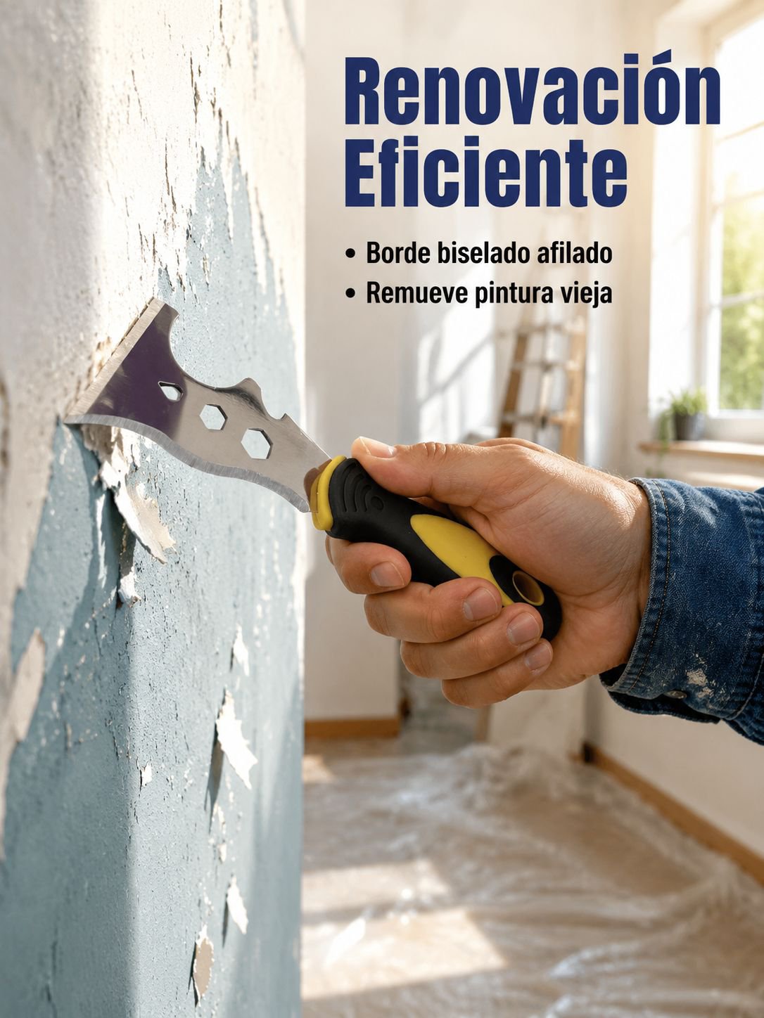 Raspador de limpieza de acero inoxidable
