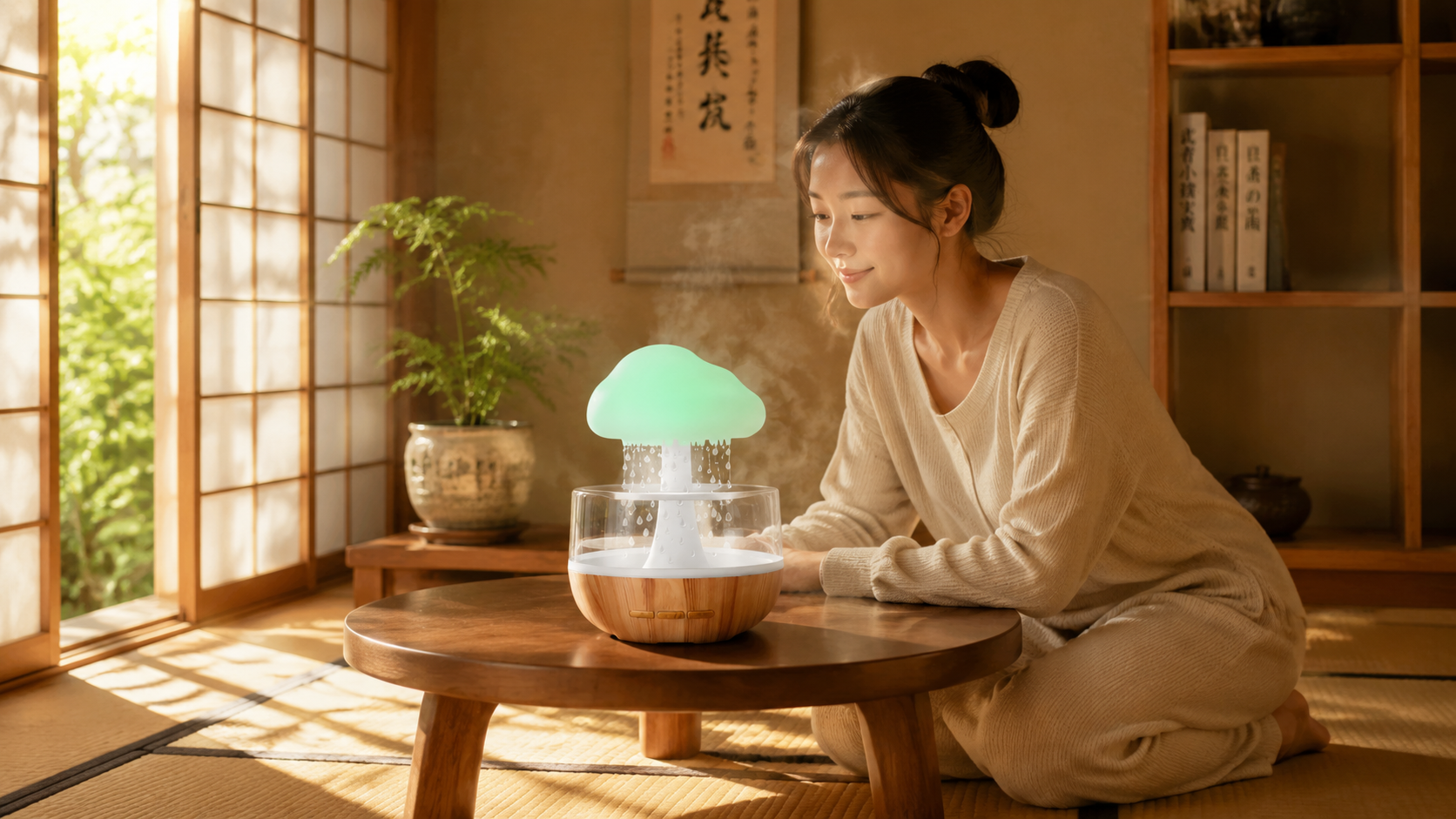 クラウドレインドロップ加湿器