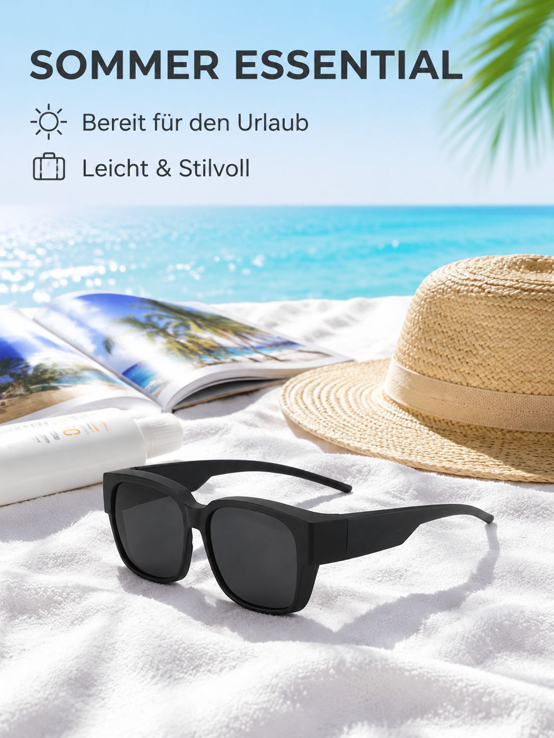 Modische Sonnenbrille mit UV-Schutz