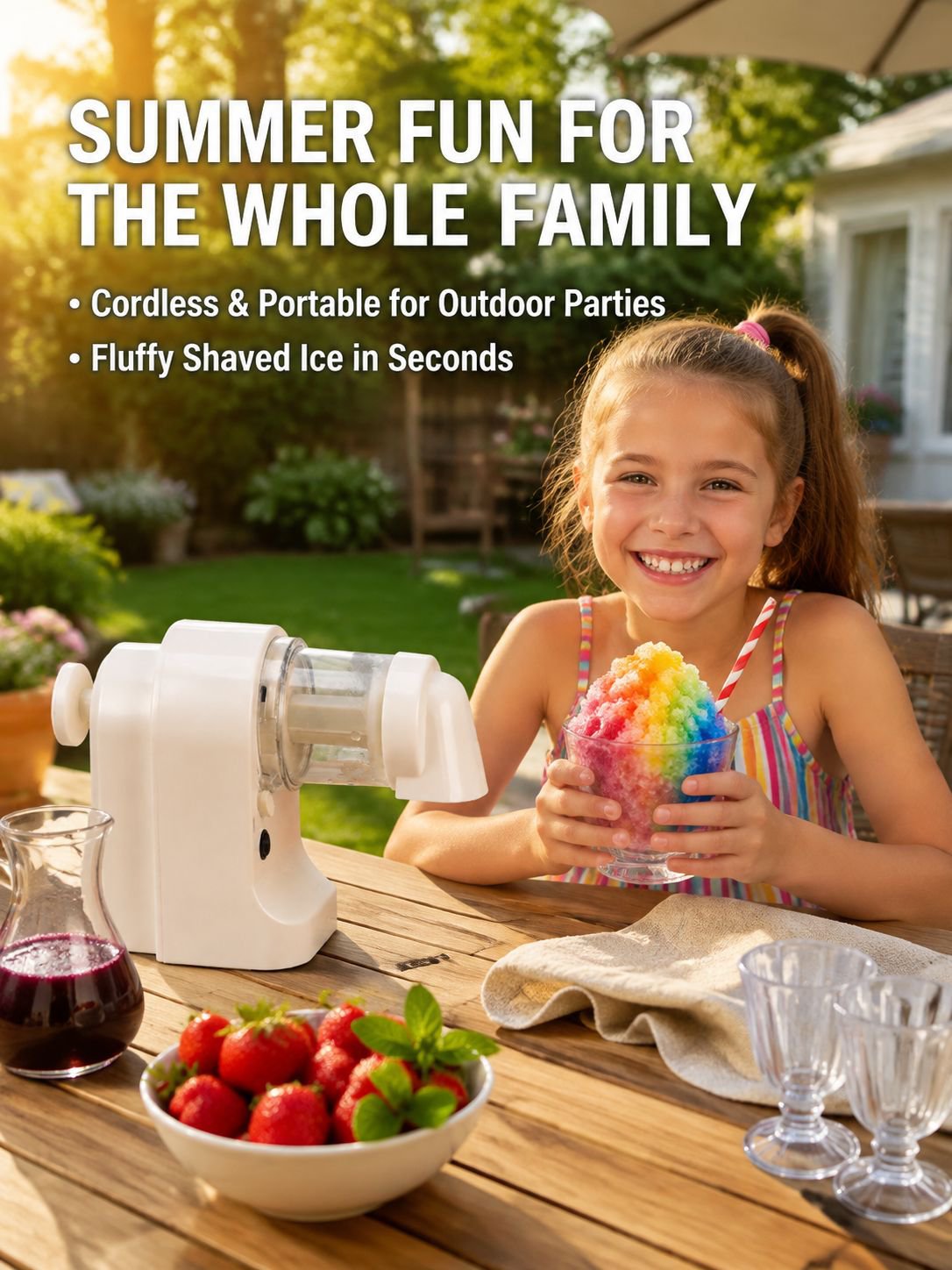 Automatic Cordless Ice Shaver
