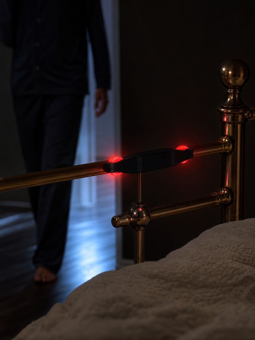 Bedroom ambient lighting with JMY sensor lamp