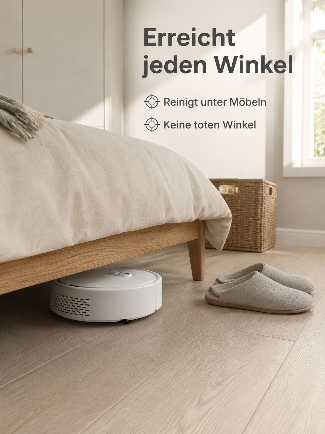 Roboter kehrt automatisch zur Ladestation zurück