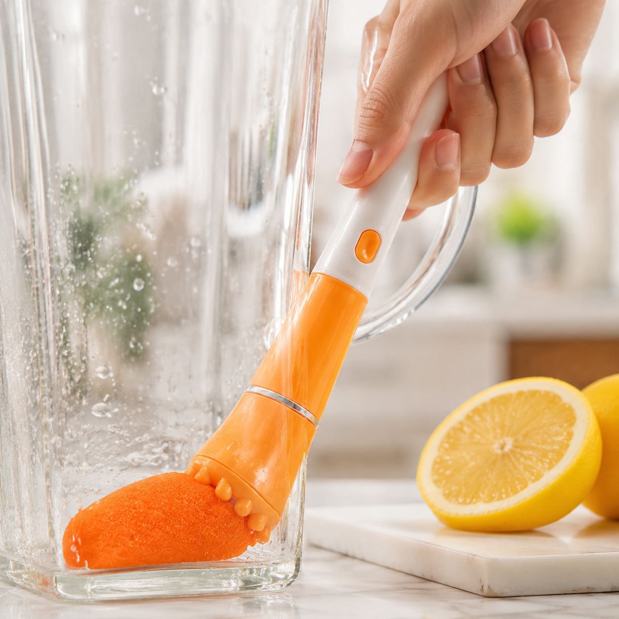 Ergonomic handle of Multi-purpose Cup Brush