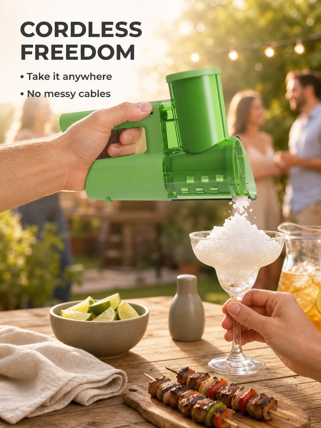 Wireless Electric Shaved Ice Machine