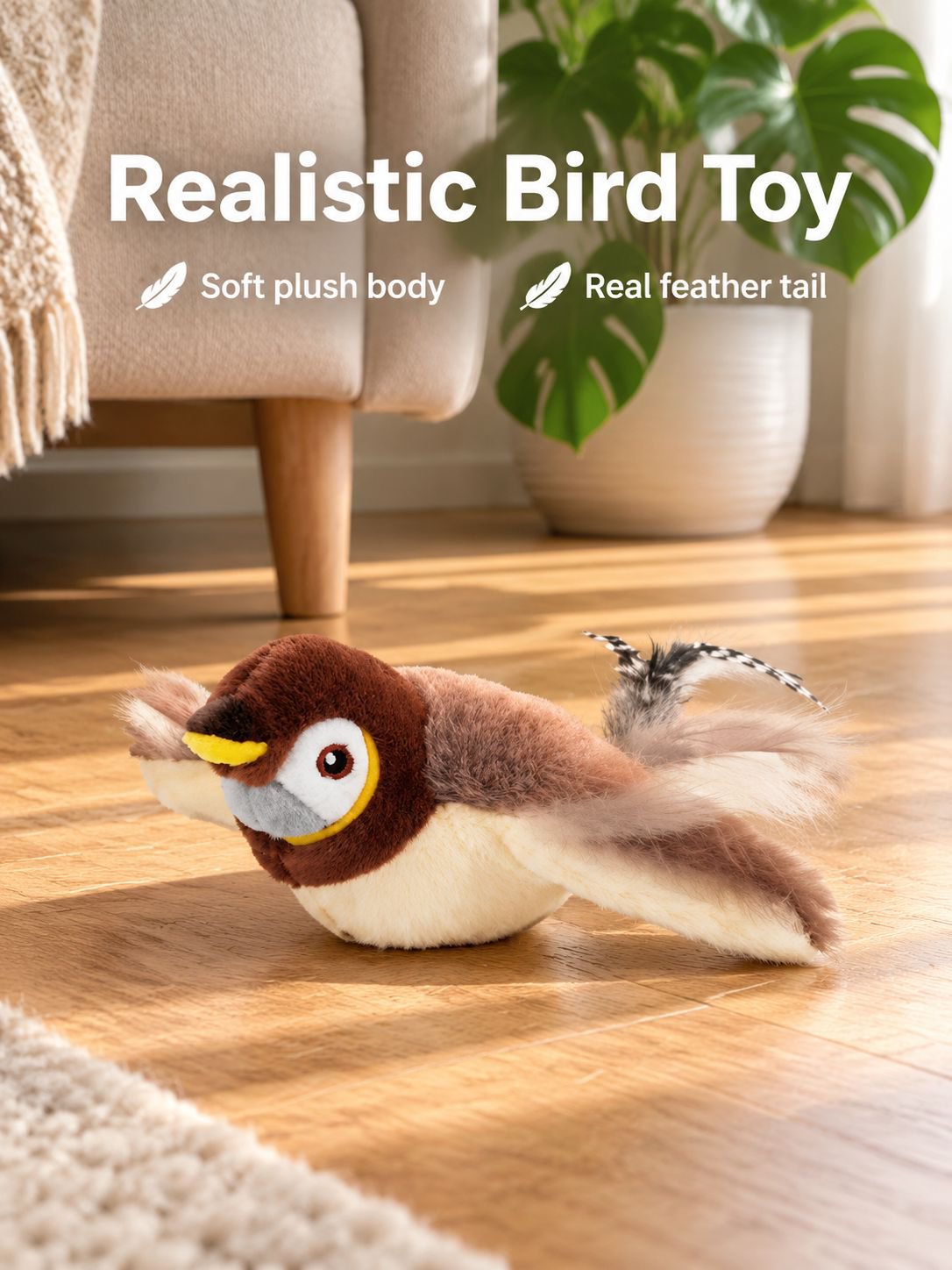 Simulated Electric Shaking Bird Toy