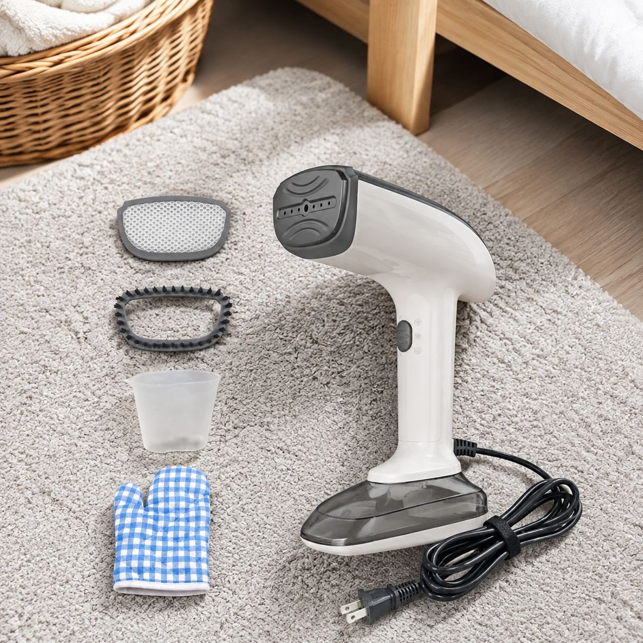 Compact steam iron with fast heat-up