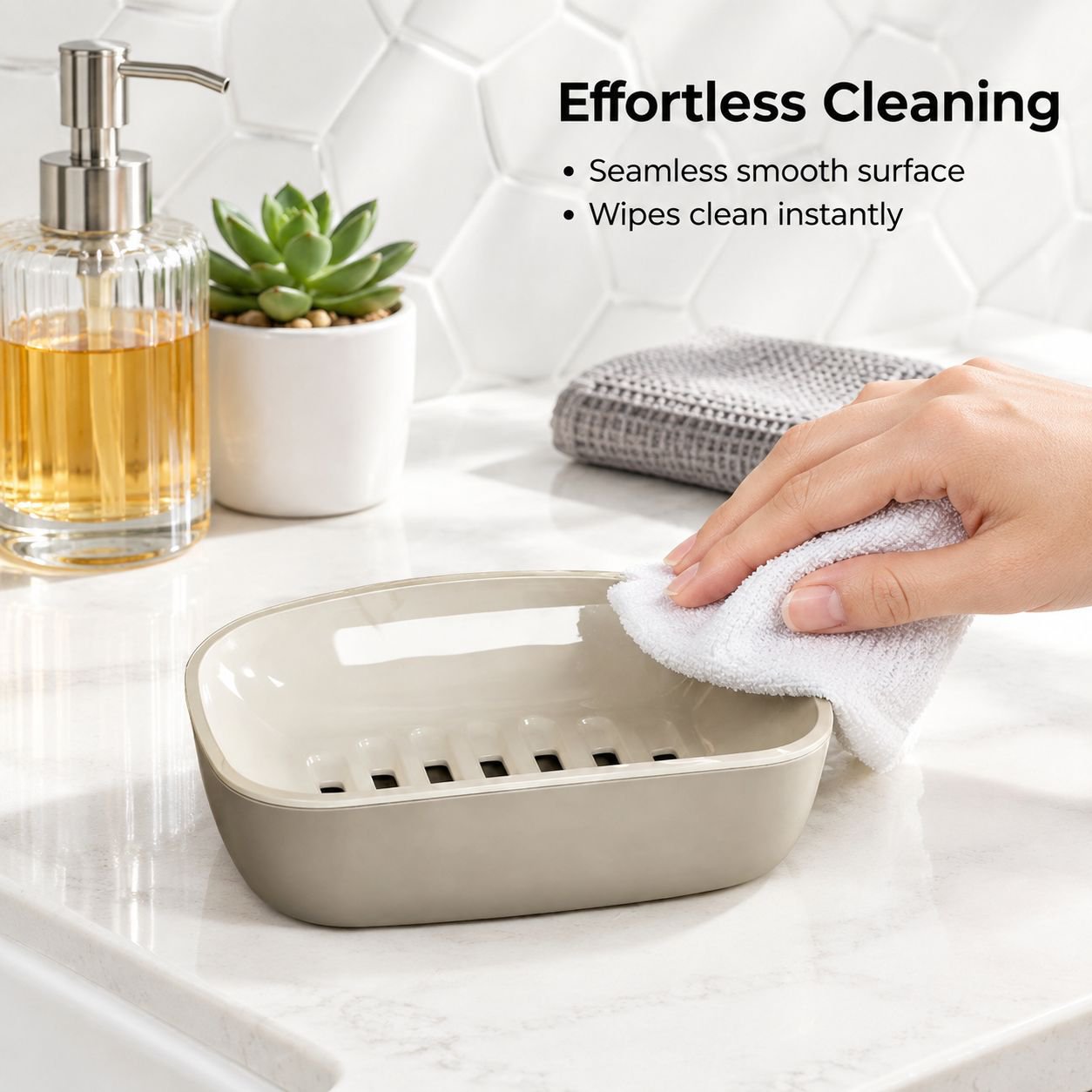 Soap storage box suitable for bathroom kitchen and shower areas