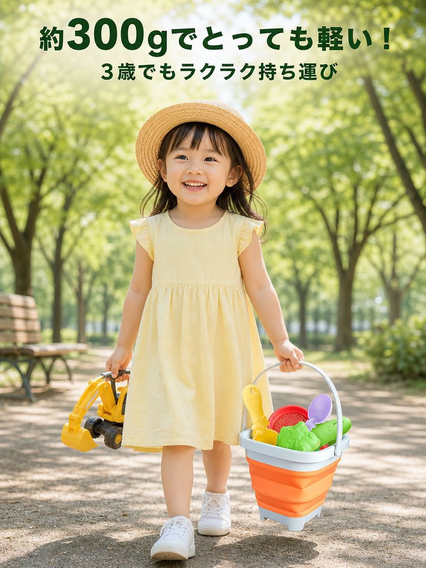 子供用ビーチ掘削車おもちゃセット