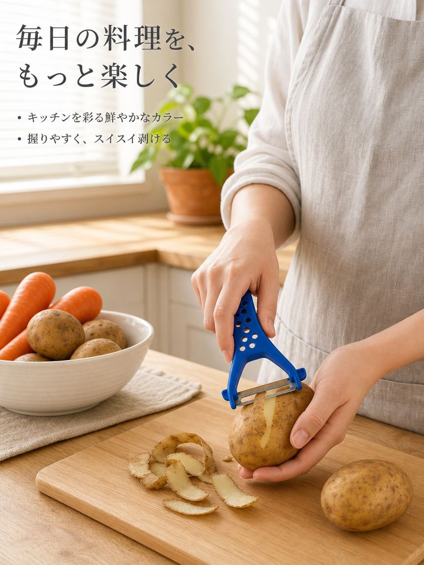 ジャガイモの皮むき器