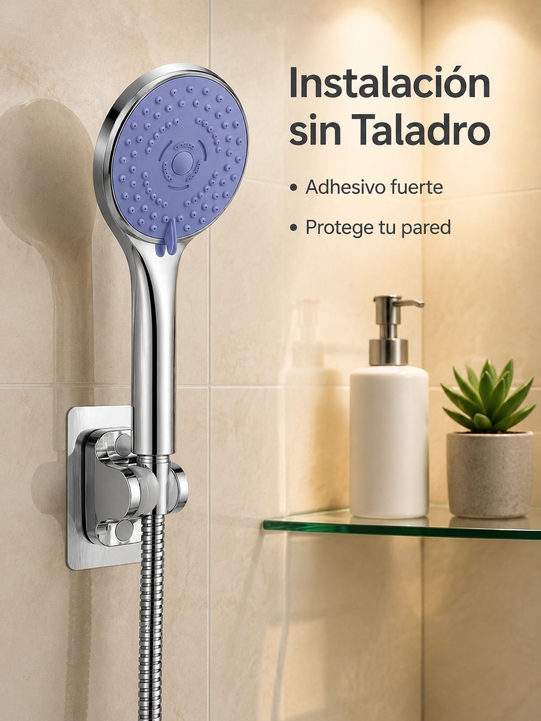 Kit de regadera de alta presión con manguera