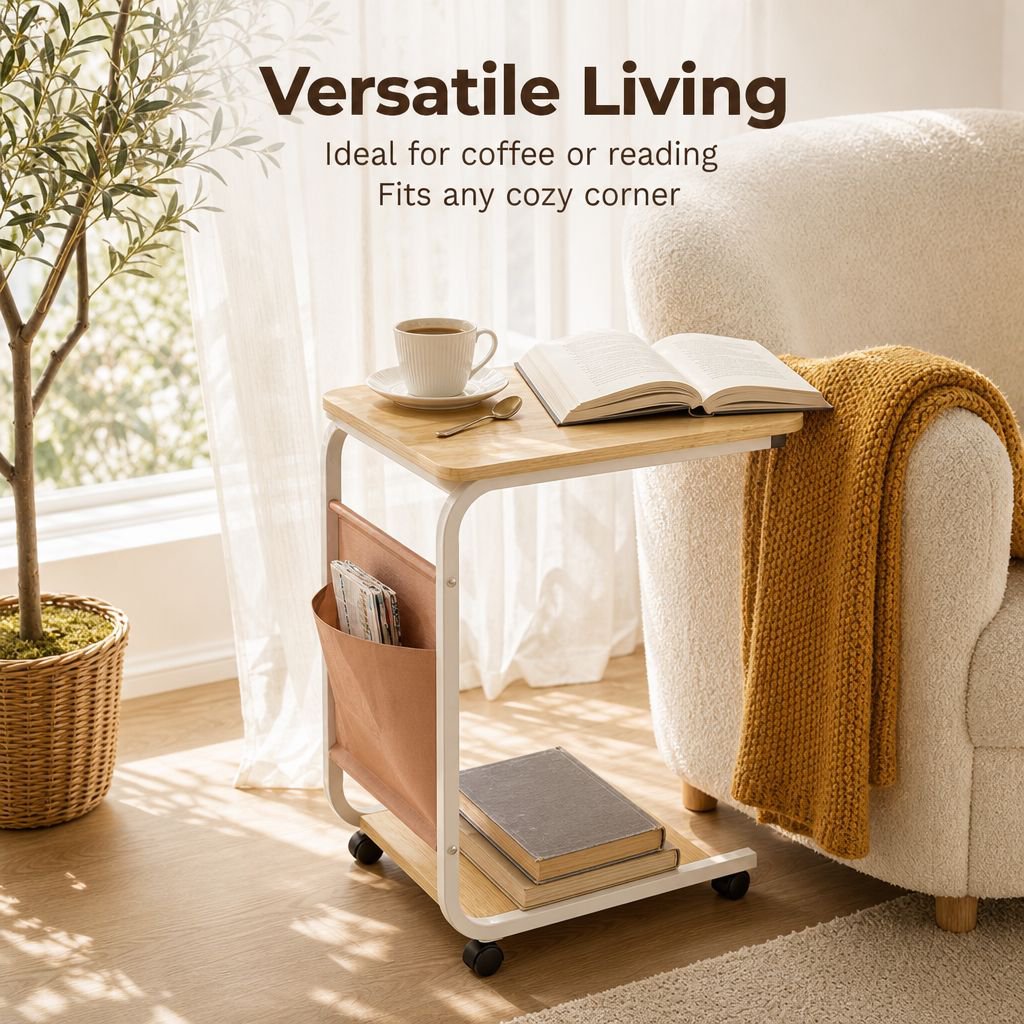Multifunctional Small Table Sofa Side Coffee Table Corner End Table