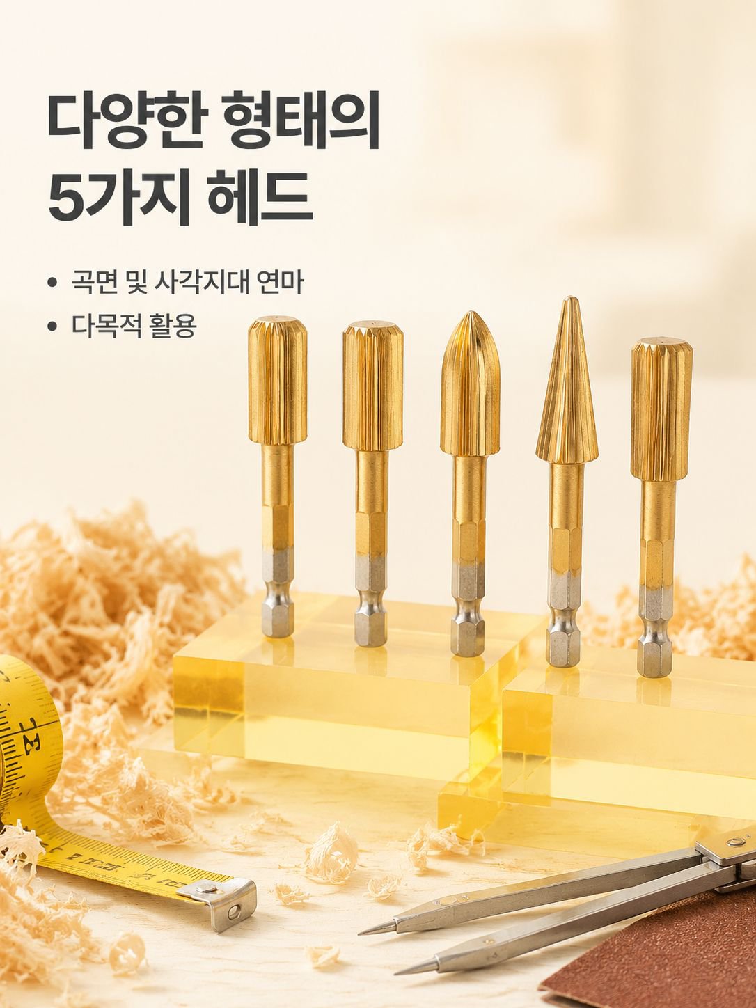 다기능 정밀 스틸 줄 세트, 연마와 드릴링을 쉽게