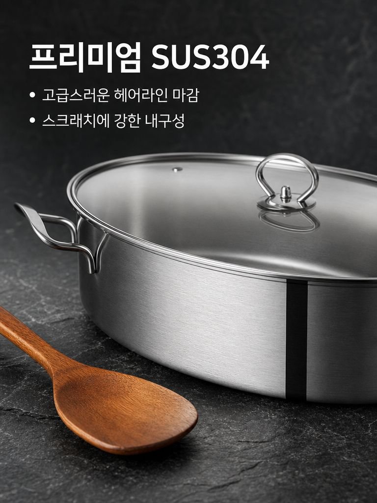 스테인리스 스틸 생선 찜통