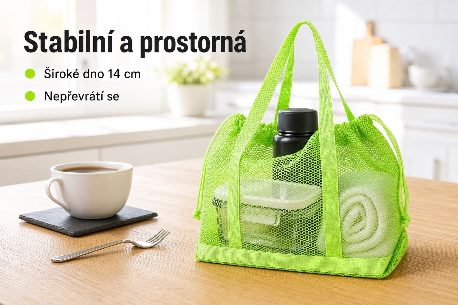 Síťovaná plážová taška cestovní toaletní úložná taška
