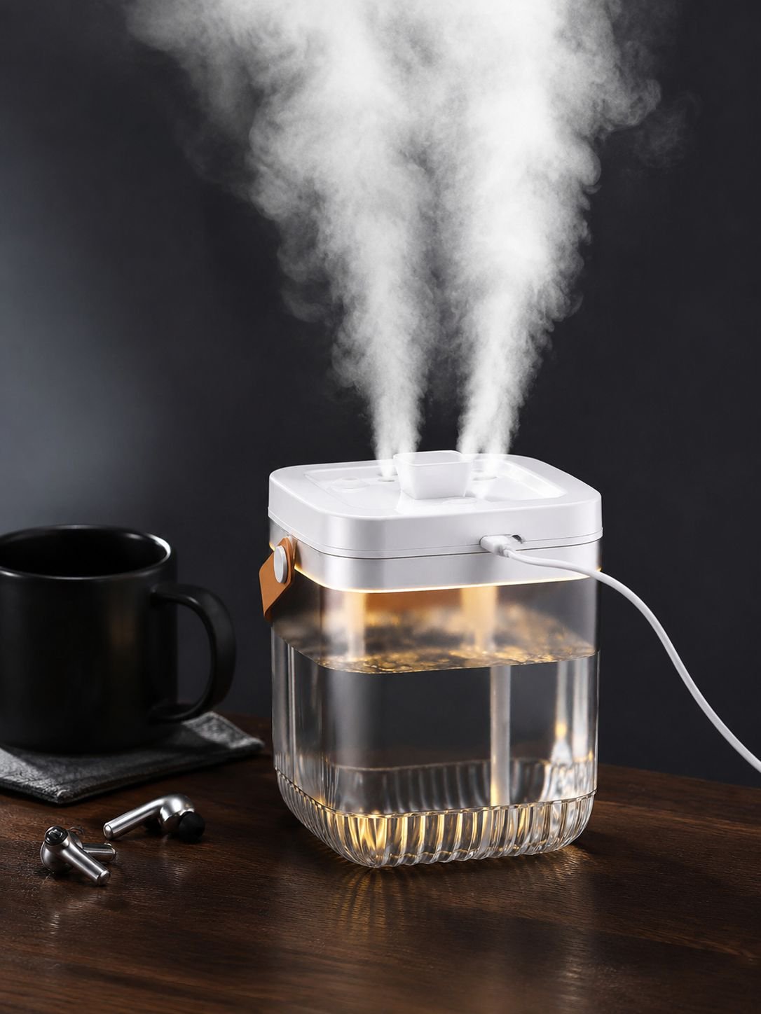 Humidificador portátil de bajo ruido para el hogar