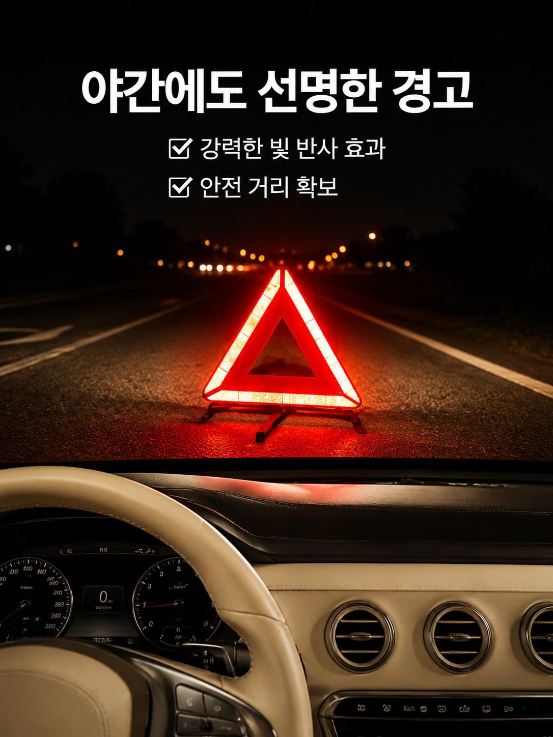 편리한 설치가 가능한 차량용 삼각대