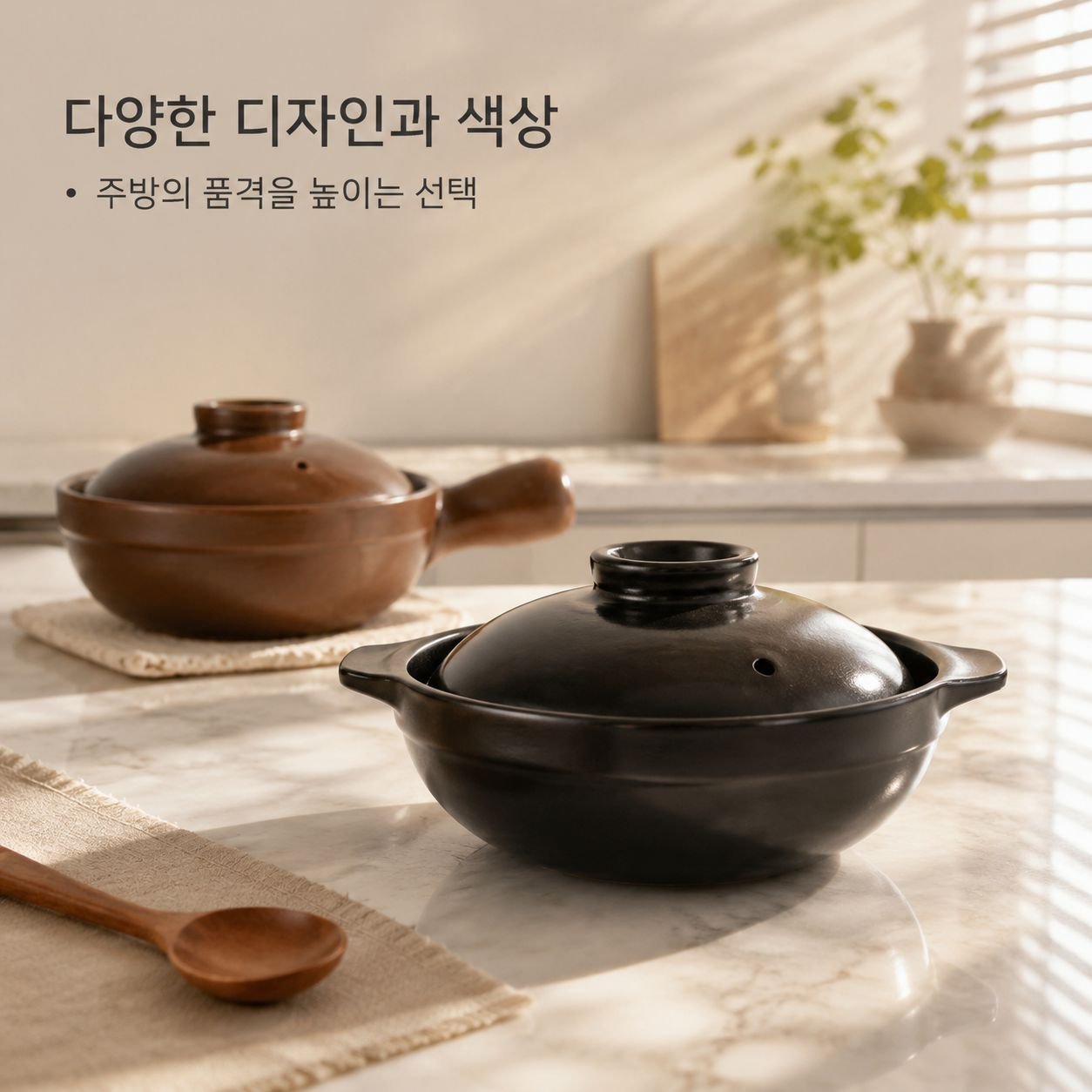 전통적인 거친 토기 냄비