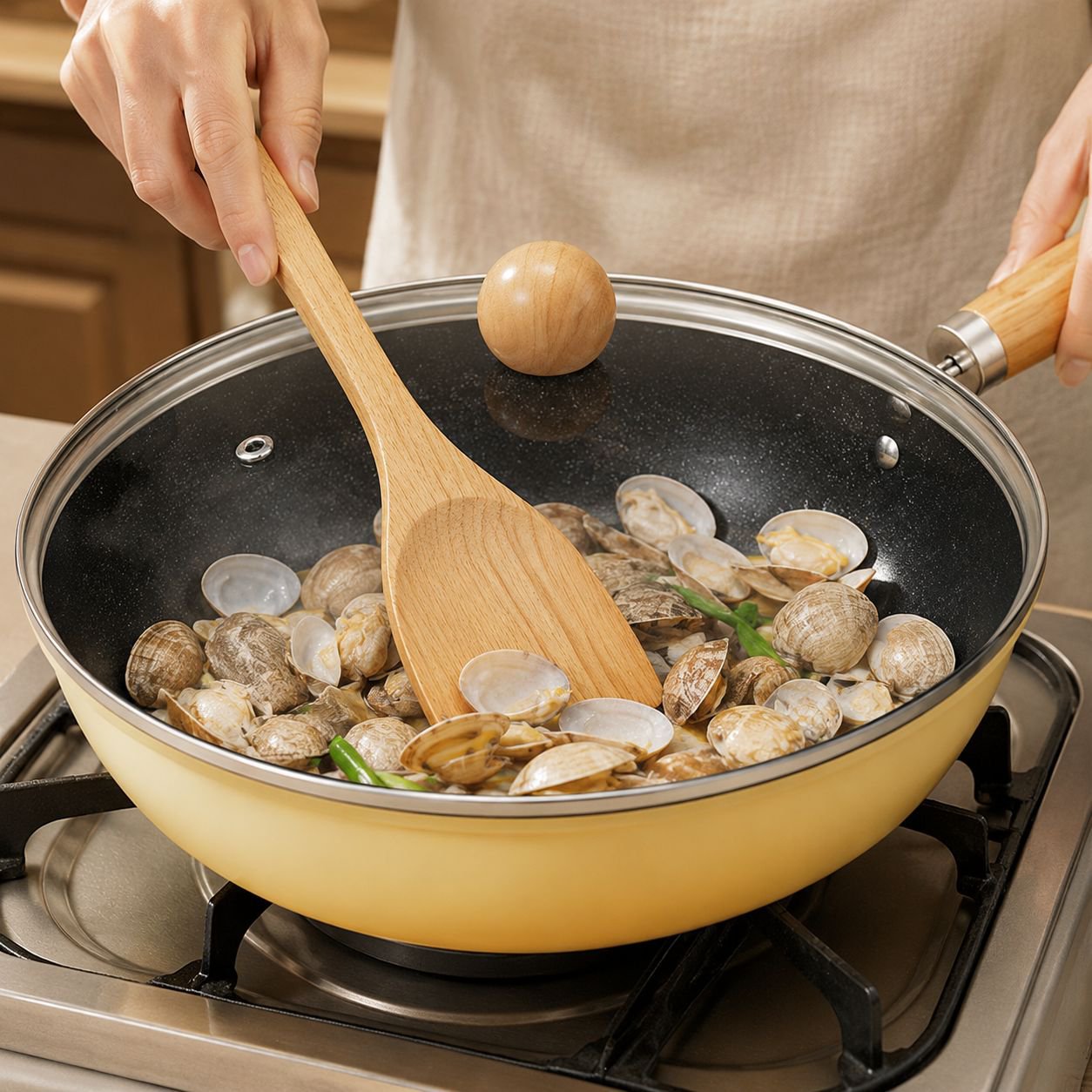 Lightweight Uncoated Home Induction Cooker front view