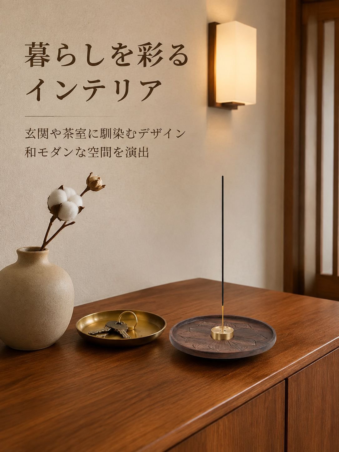木製香炉 家庭用室内装飾オブジェ