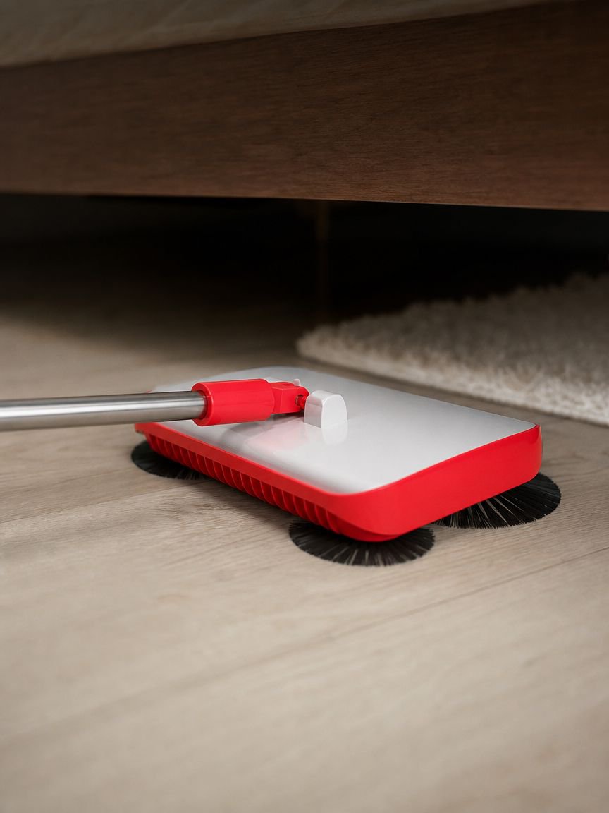 Automatic sweeping machine for hard floors