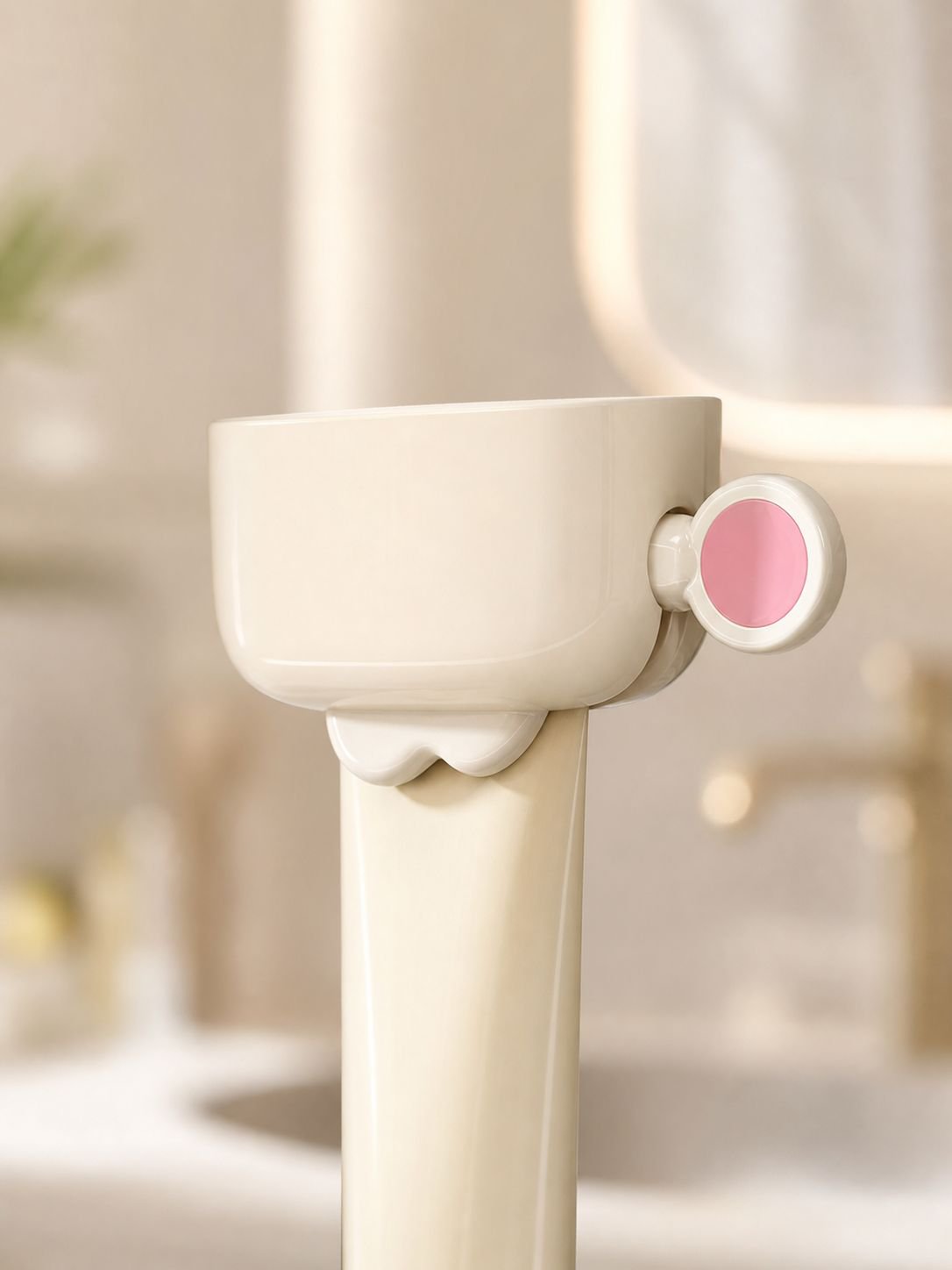 Installation facile du distributeur de dentifrice magnétique