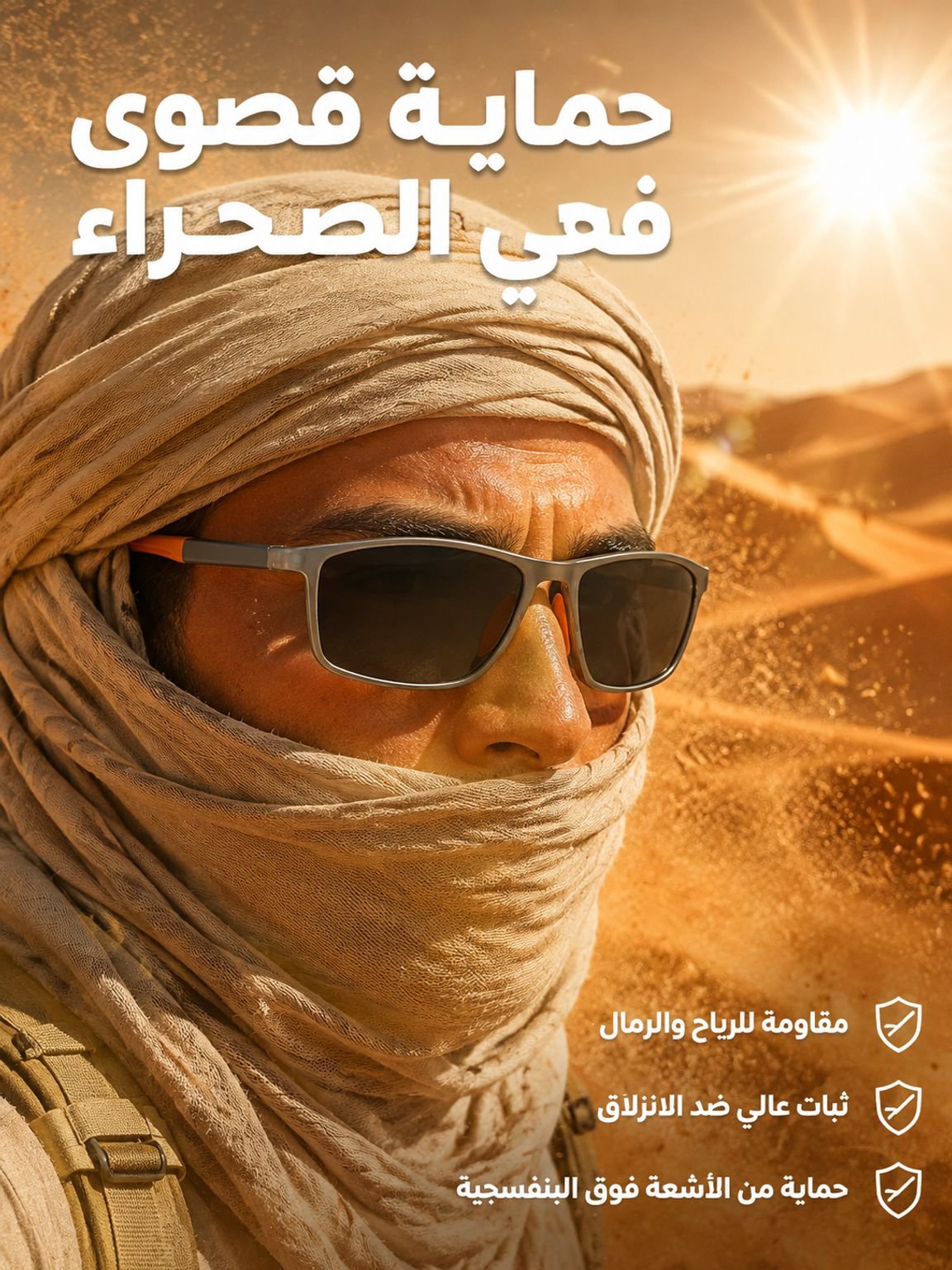 نظارات SL الرياضية 2 في 1 مضادة للأشعة فوق البنفسجية ومتغيرة اللون