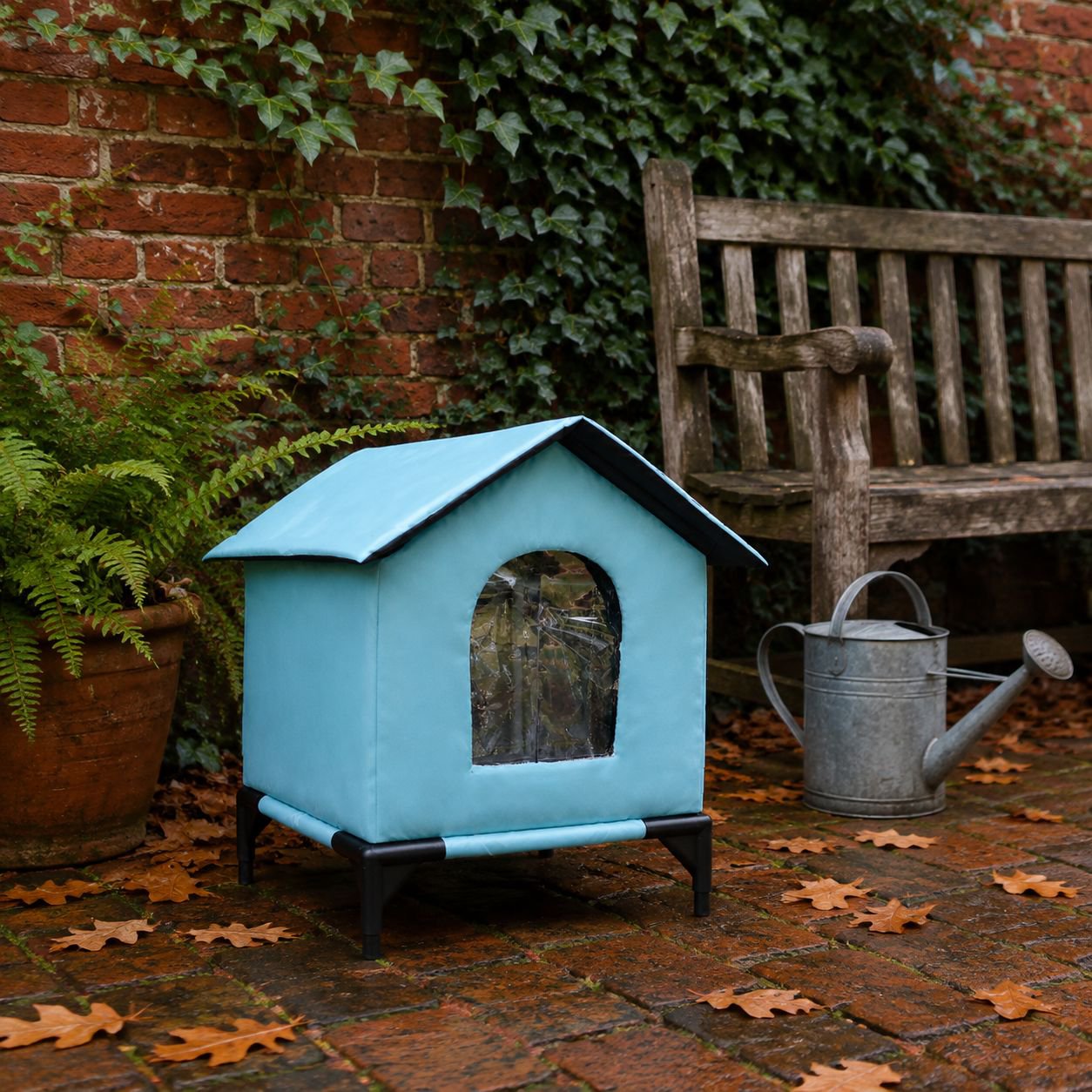Waterdicht kattenhuis voor buiten