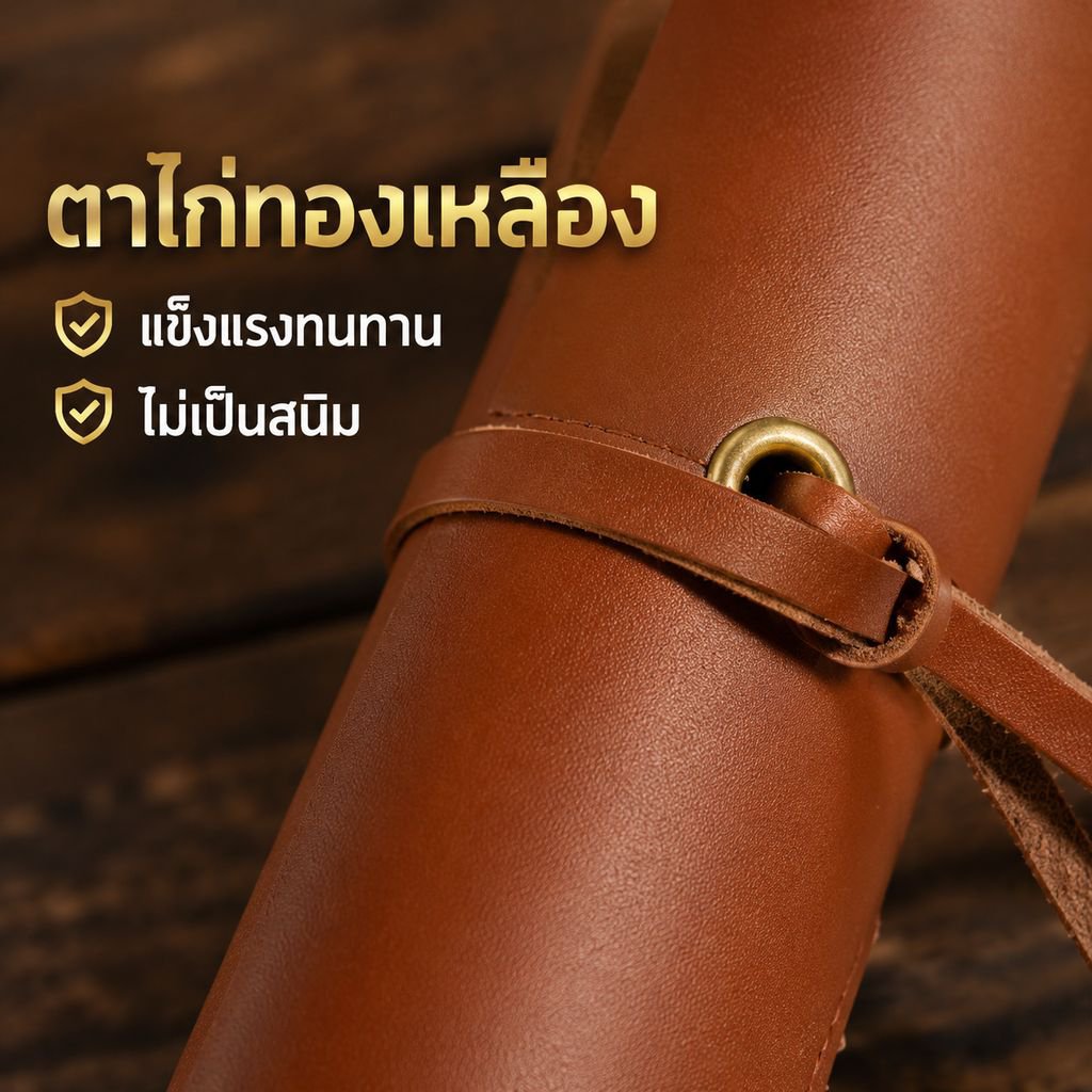 กระเป๋าหนังสำหรับจัดเก็บเครื่องมือช่างไม้และช่างไฟฟ้า
