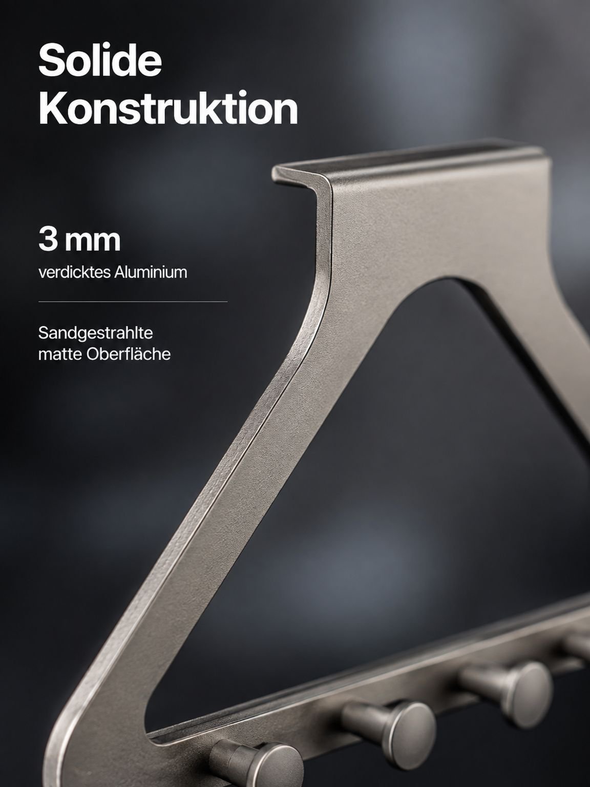 Wandhaken aus robustem Material für langlebige Nutzung