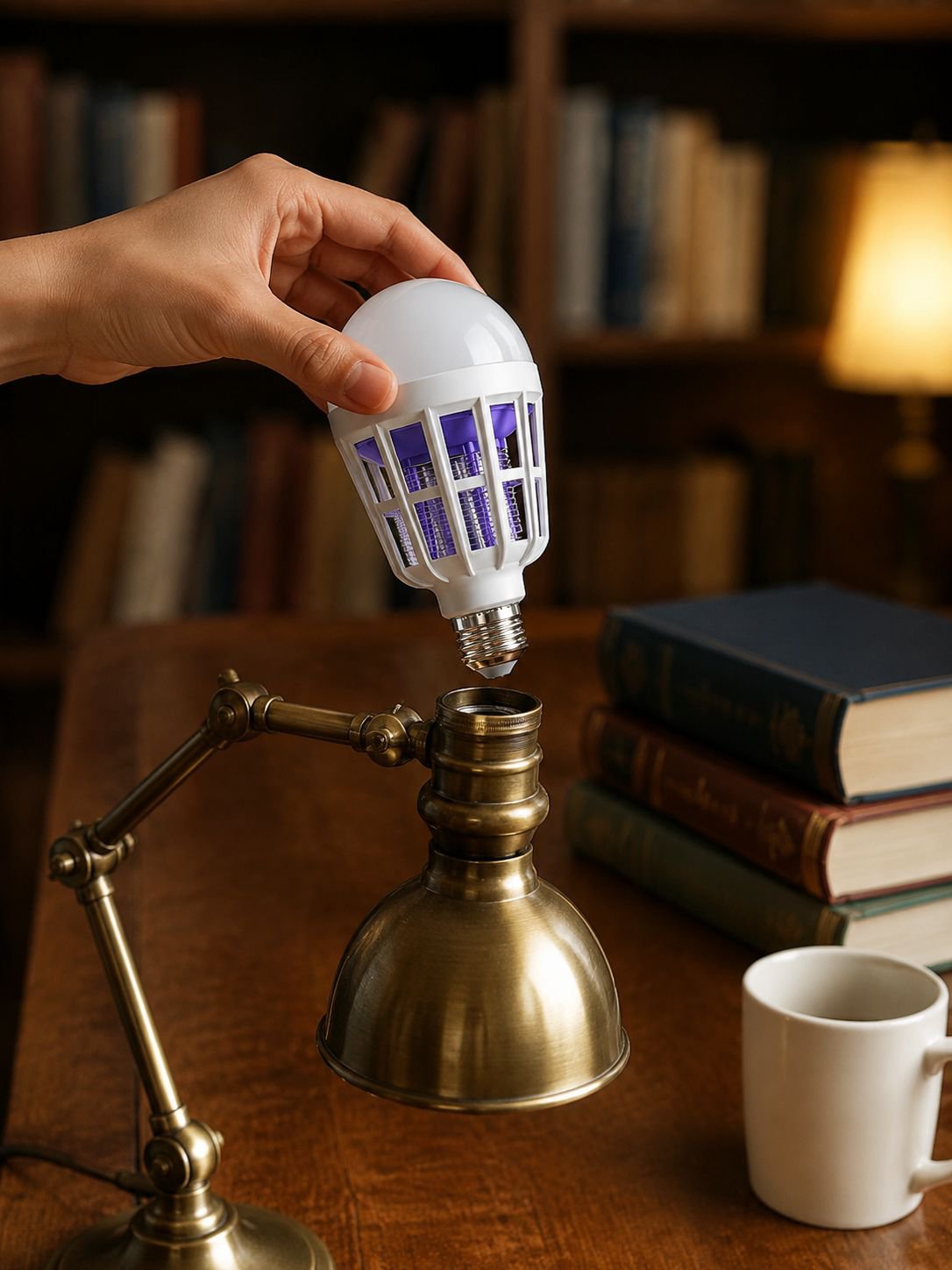 Lámpara LED segura y ecológica para interiores