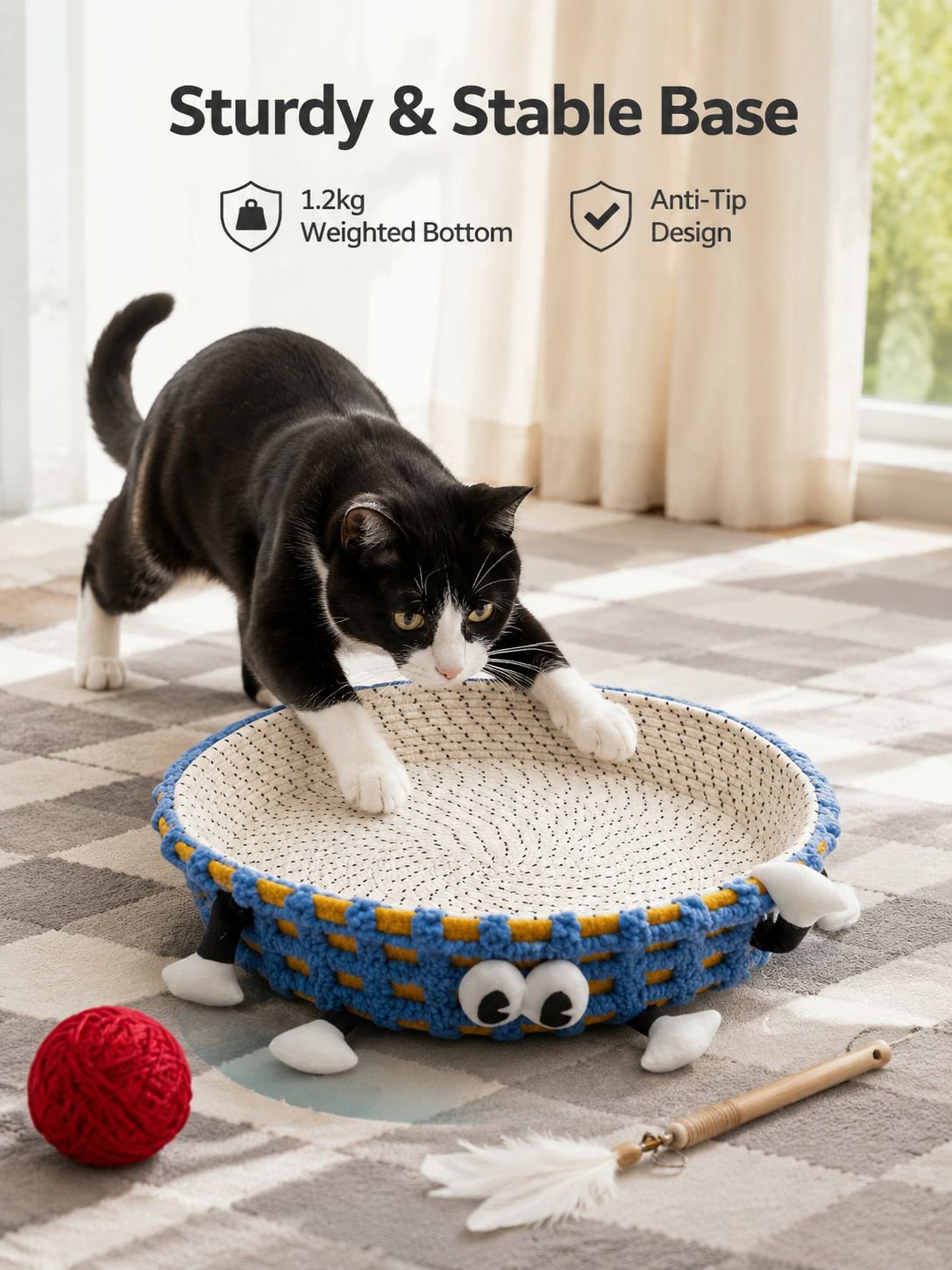 Cotton Rope Cat Scratcher Suitable for All Seasons