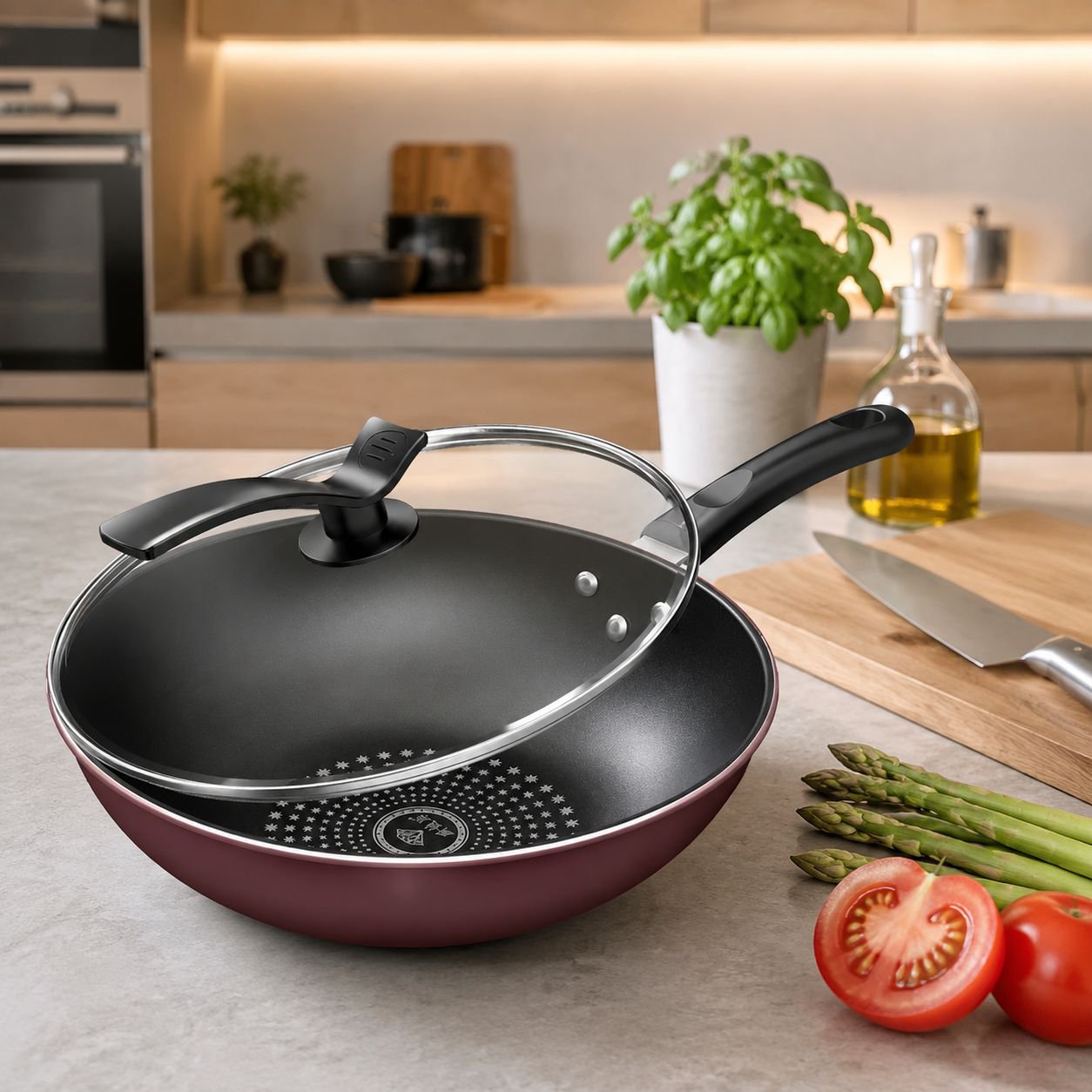 SL Diamond Seal Star Wok-Antihaftpfanne
