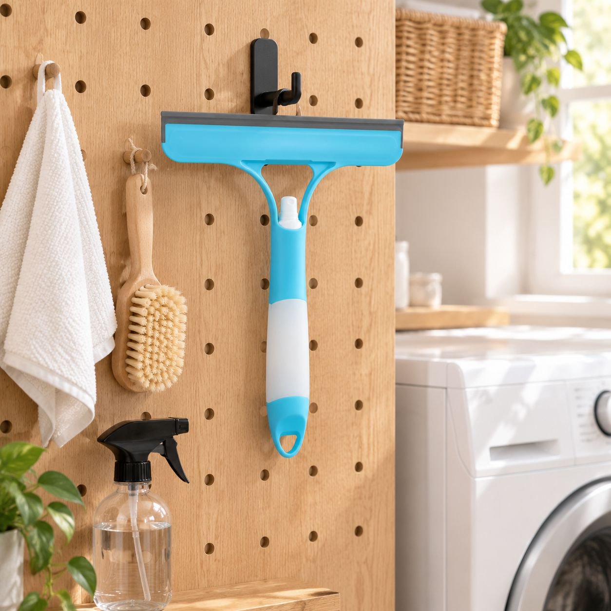 Compact and durable window screen cleaning tool