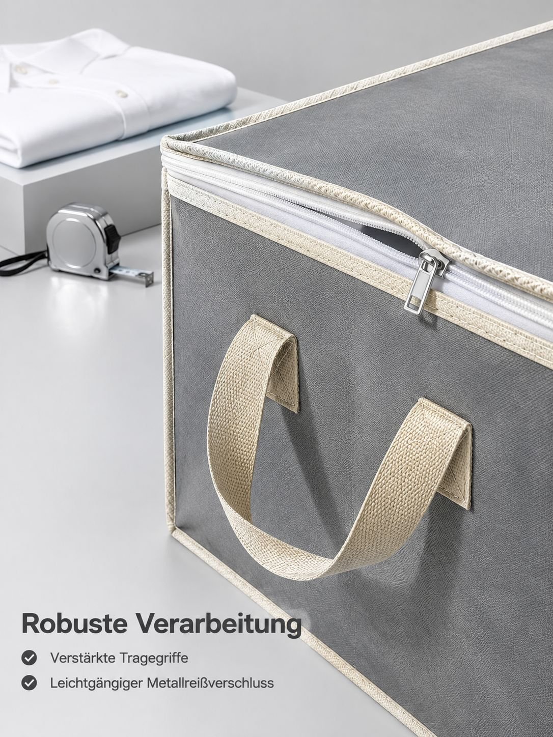 Große Aufbewahrungstasche für den Haushalt, Organizer-Tasche, Vliesstoff-Reisetasche, Umzugsbeutel