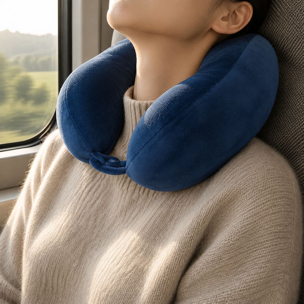Comfort Cervical U-Shaped Pillow for Deep Sleep