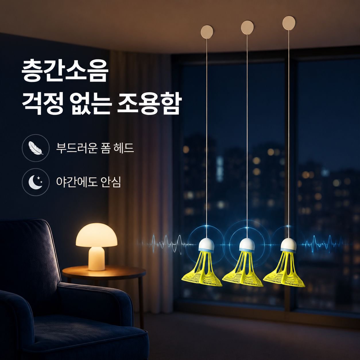 자동 리바운드 흡착식 실내외 배드민턴 트레이너