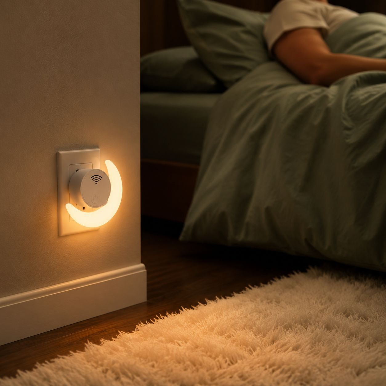 Ultrasonic mosquito repellent night light