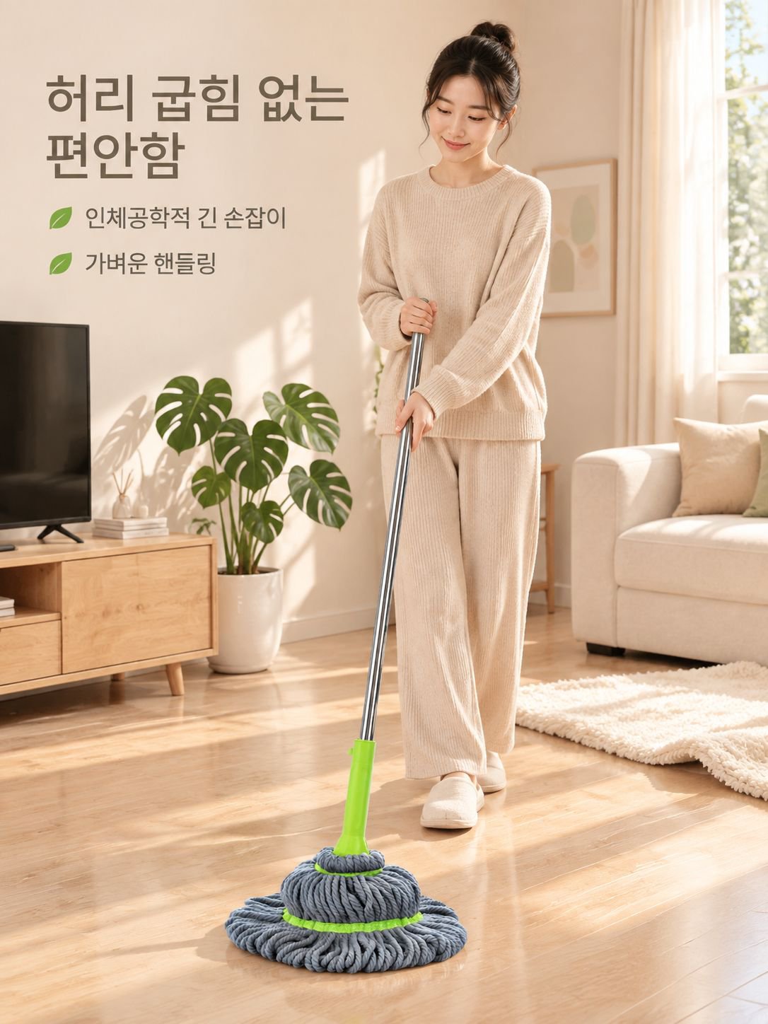 자동 회전식 걸레