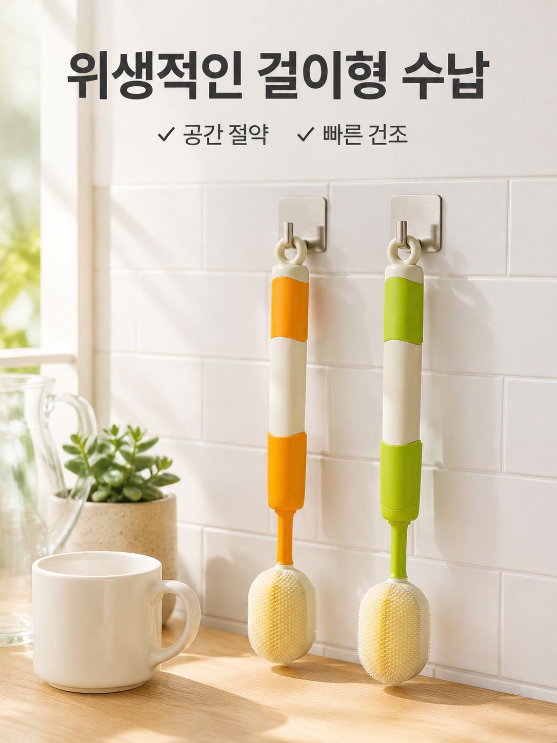 6-in-1 젖병 브러시, 긴 손잡이 브러시, 물컵·젖병·보온컵 클리닝 브러시, 다기능 물컵 세척 도구