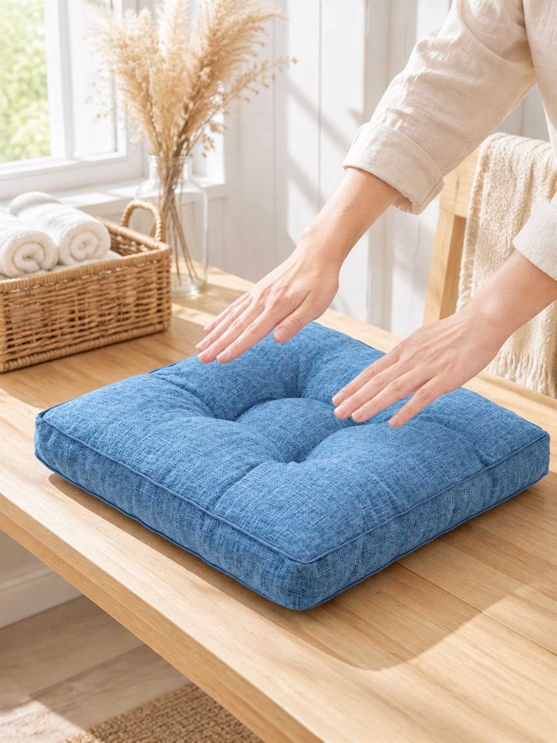 All season office cushion for year-round comfort