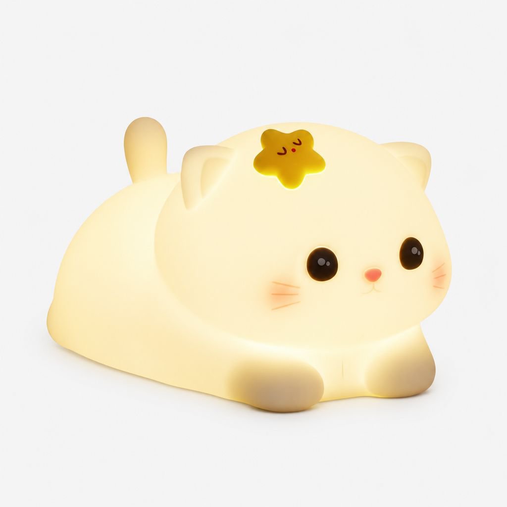 JMY-ねこ型 ベッドサイドランプ タッチナイトライト