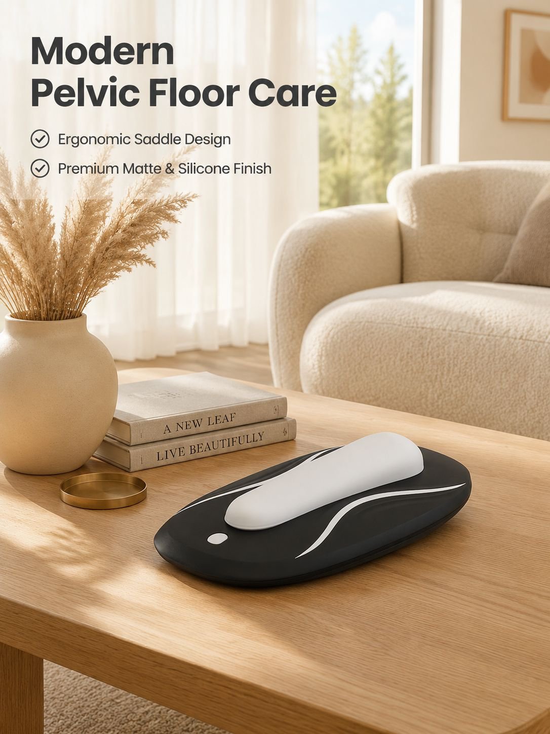 Electric pelvic floor muscle trainer