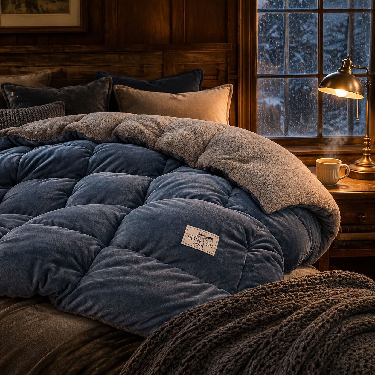 Milk double-sided fleece lamb fleece winter quilt quilt core thick warm spring and autumn quilt