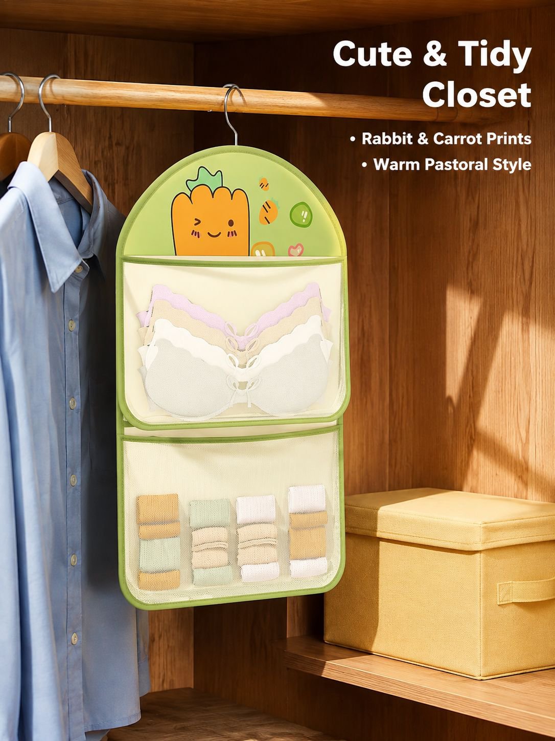 Hanging Organizer Bag for Underwear and Socks
