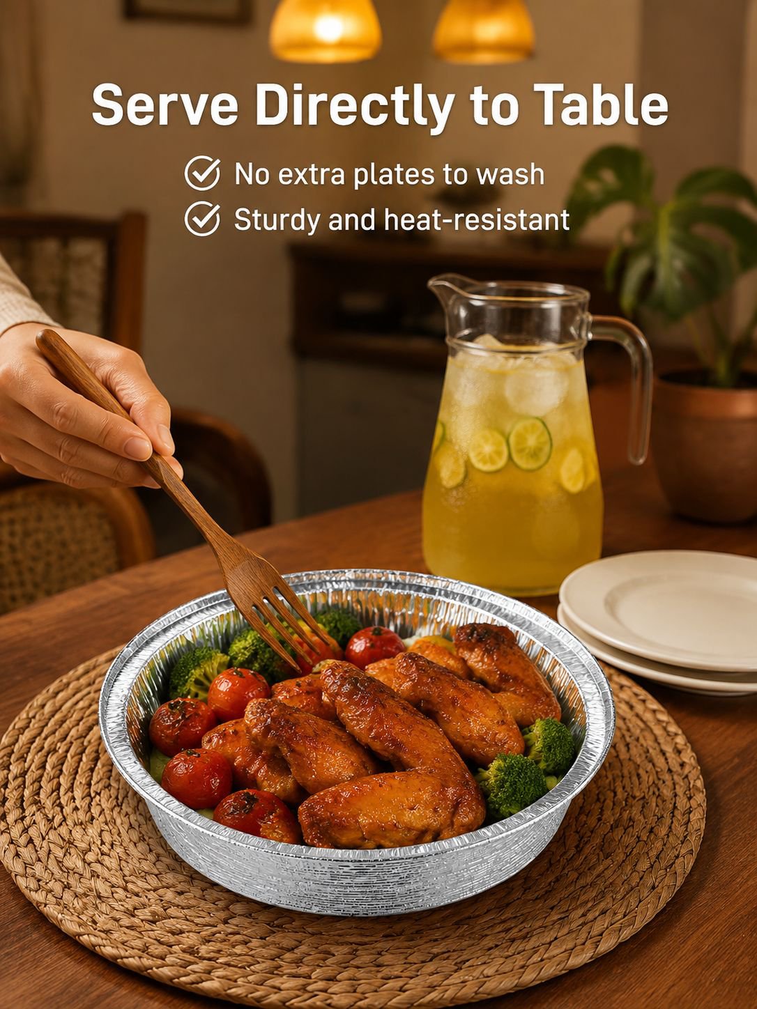 Air fryer special tinfoil tray