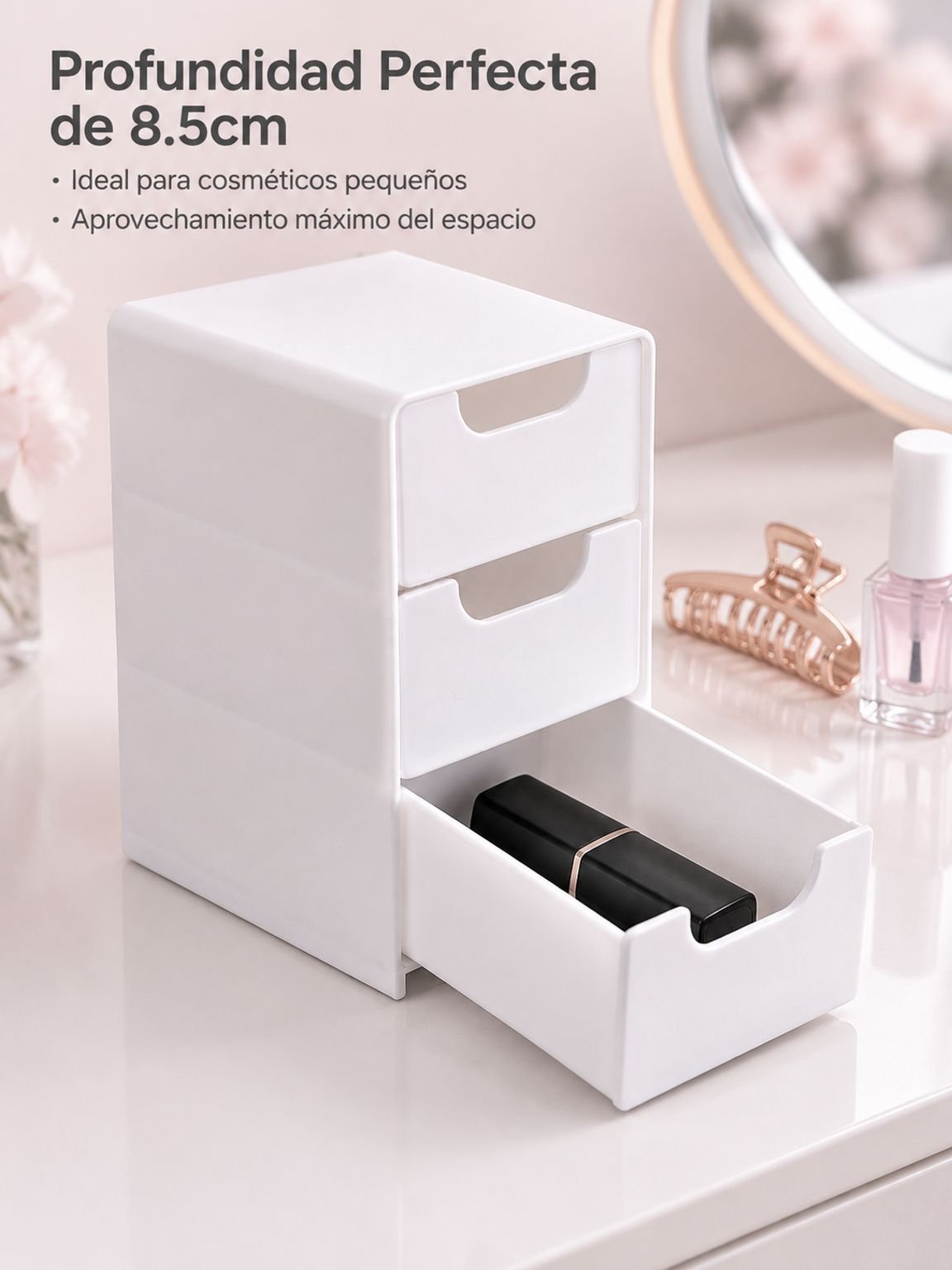 Cajonera de escritorio para guardar notas y objetos pequeños