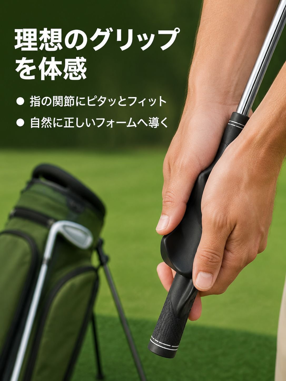 ゴルフグリップ姿勢矯正器