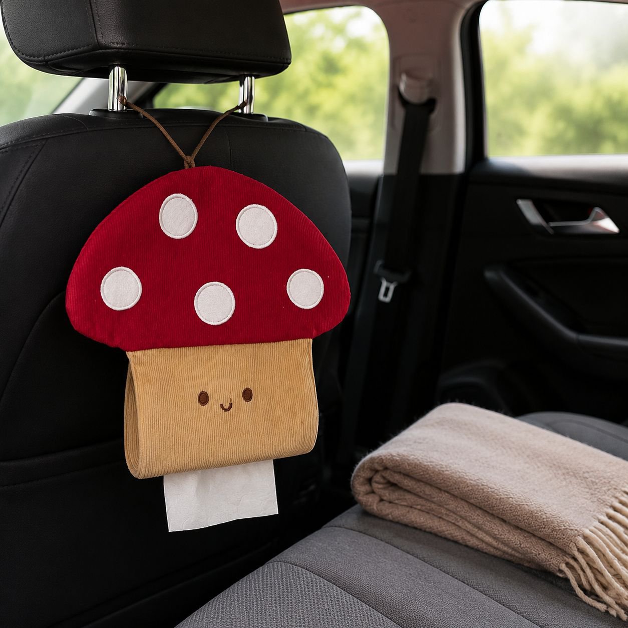 Aesthetic Mushroom Tissue Holder, No Punch Needed